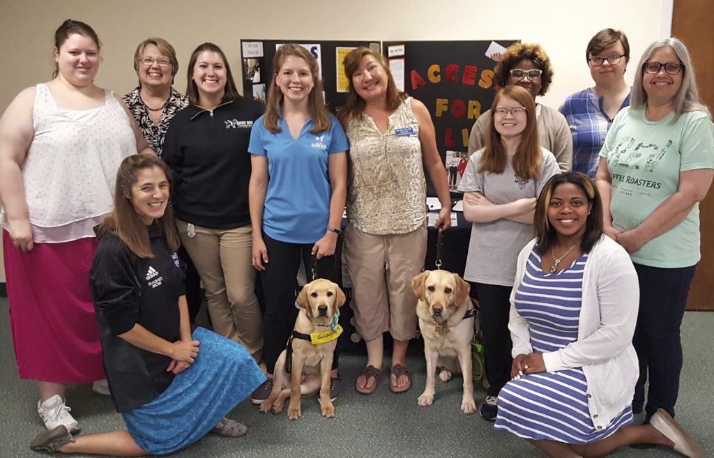 Contact Vision Rehabilitation Services of Georgia VRSGA group with Guide dogs